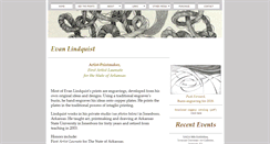 Desktop Screenshot of evanlindquist.com